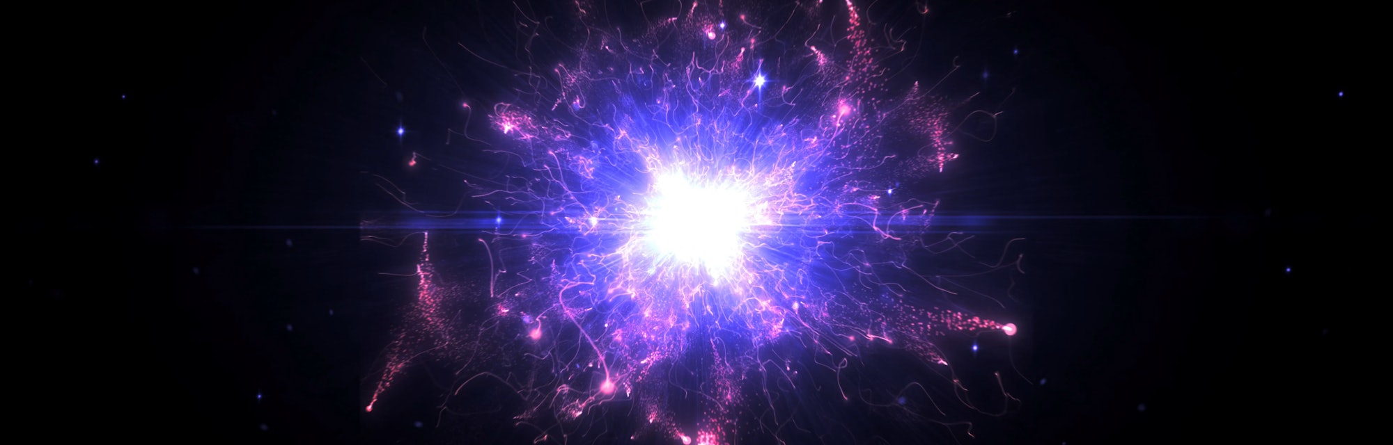 Pink & purple futuristic space particles  in bright round energy structure. space orb VFX design ele...