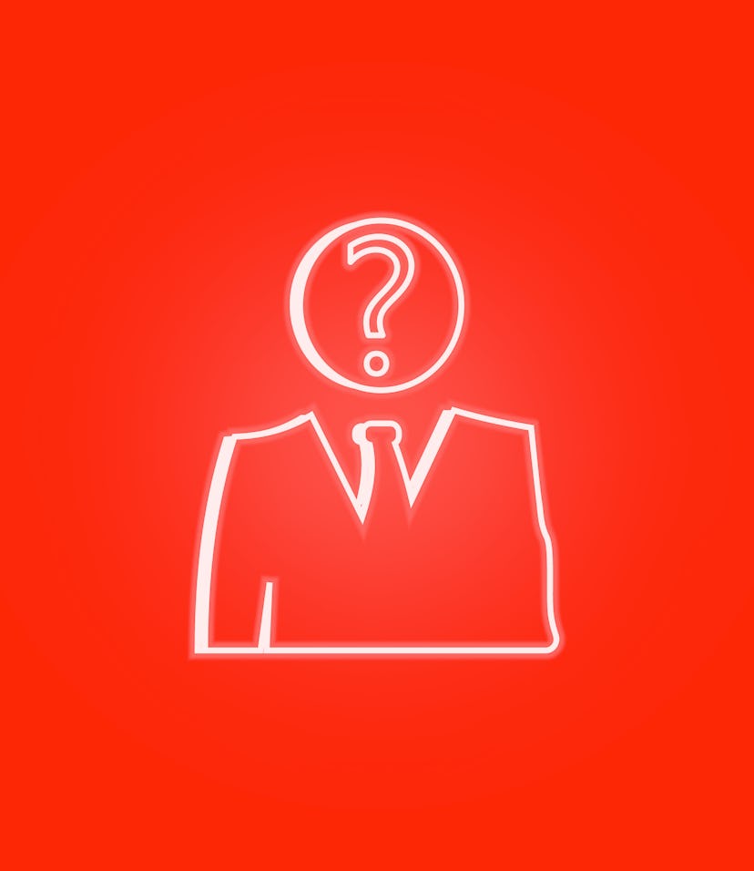 unknown employee icon. Elements of HR & Heat hunting in neon style icons. Simple icon for websites, ...