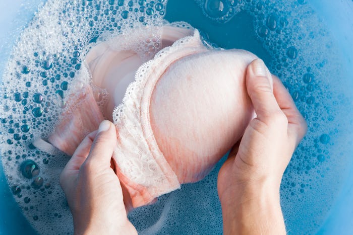 Experts say cleaning your bra could also help relieve your itchy nipples.