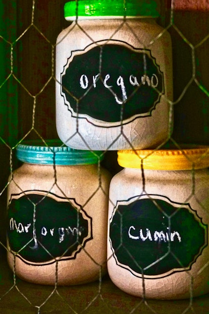Labeling jars and containers let you know where everything is in your pantry.
