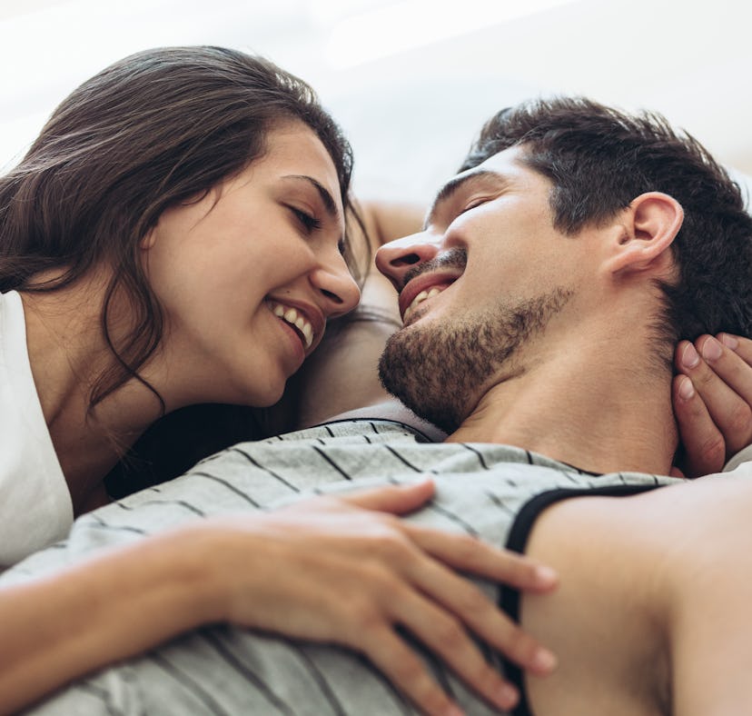 couple in bed together