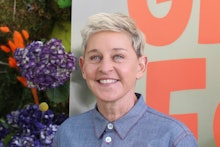 Ellen DeGeneres attends the premiere of Netflix's "Green Eggs and Ham" at the Hollywood American Leg...