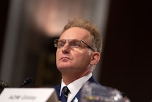 Acting Secretary of the Navy Thomas Modly, on a panel with Director of Defense Capabilities and Mana...