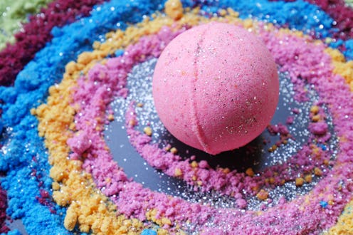 Bath bombs, colorful, Galaxy bath bombs