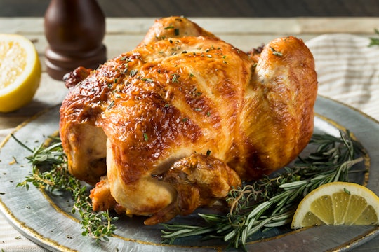 Homemade Rotisserie Chicken with Herbs and Lemons
