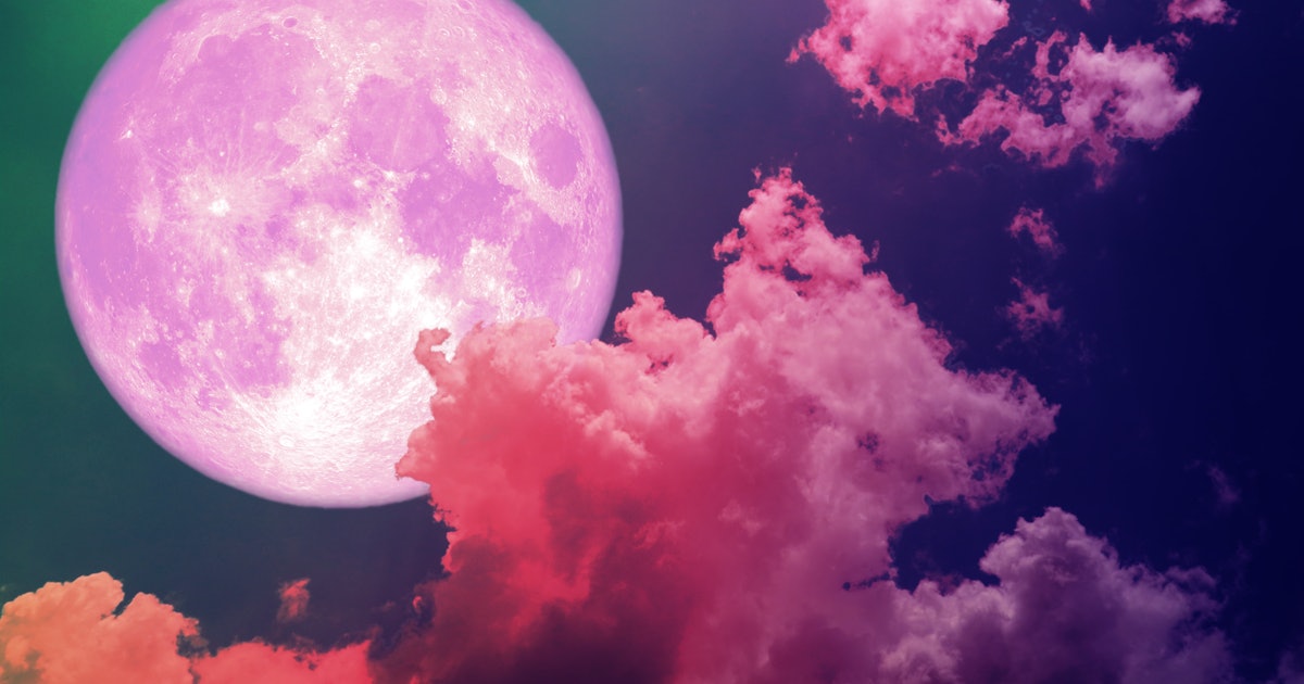 Moon pink The full