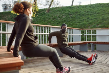 Looking for socially distant first date ideas? Try an outdoor workout class.