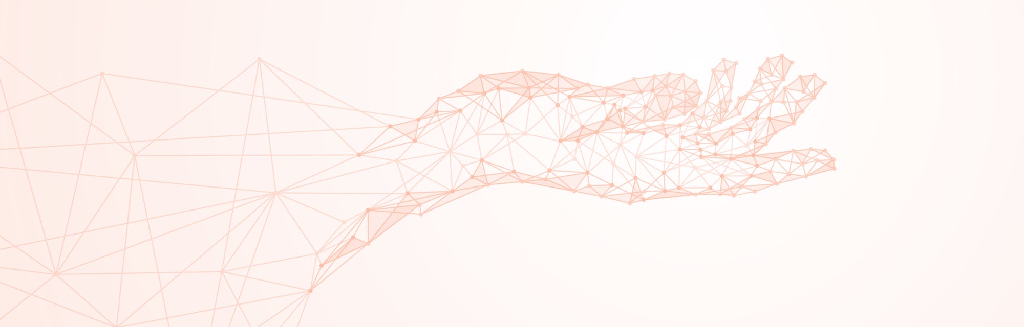 Polygonal Hand Technology. Abstract technology. Digital background with technology circuit board tex...