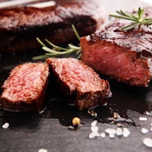 Barbecue Rib Eye Steak or rump steak - Dry Aged Wagyu Entrecote Steak