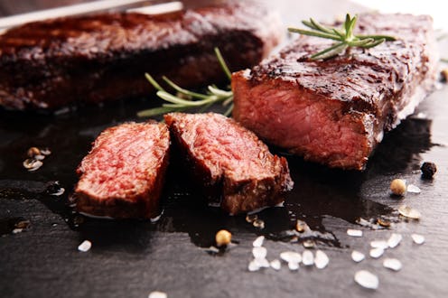 Barbecue Rib Eye Steak or rump steak - Dry Aged Wagyu Entrecote Steak
