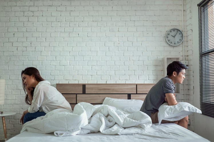 A lack of sex in your relationship might point to problems with stress or health.