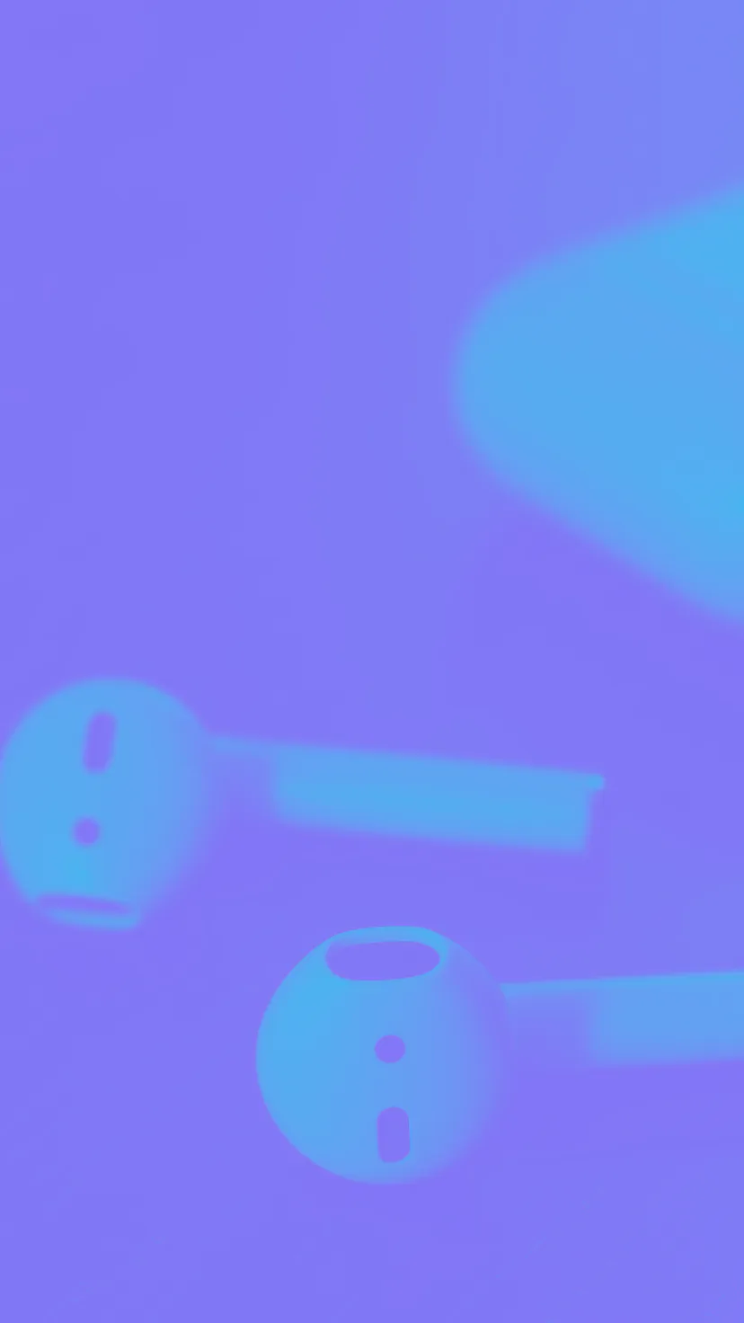 Air Pods. with Wireless Charging Case. New Airpods 2019 on black background. Airpods. Copy space .Ea...