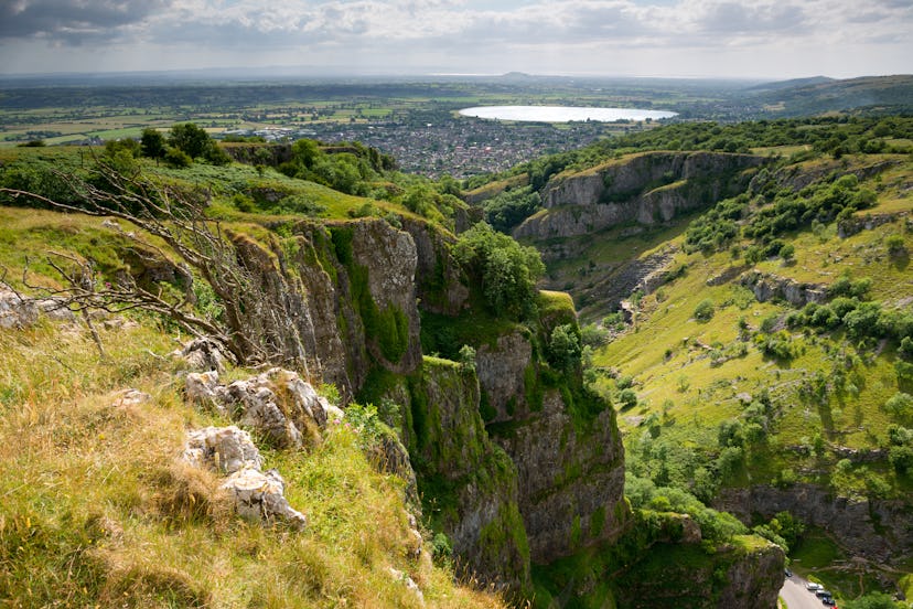 Cheddar Gorge, Mendip Hills, Somerset in England but near Cardiff