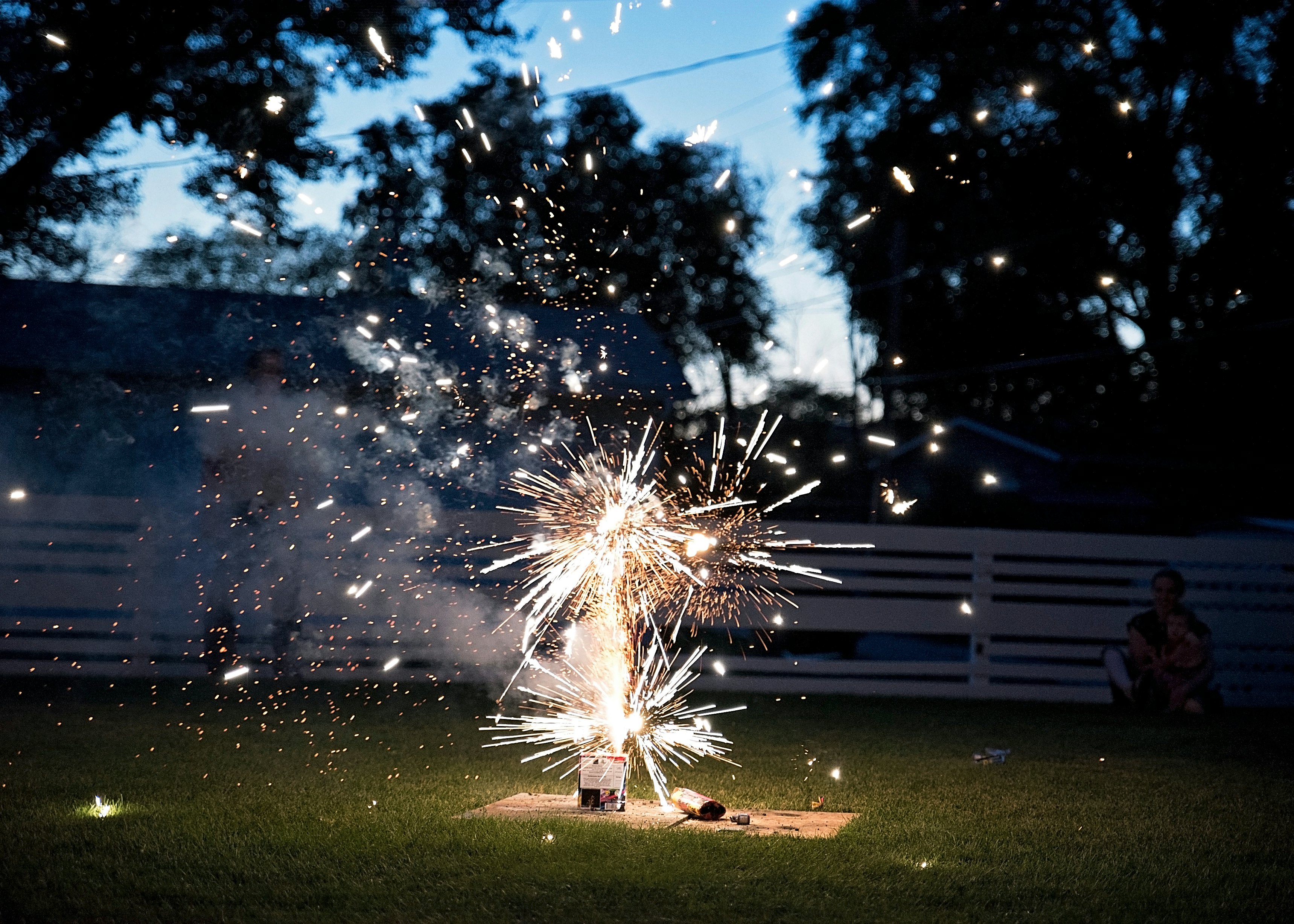 amateur consumer fireworks display