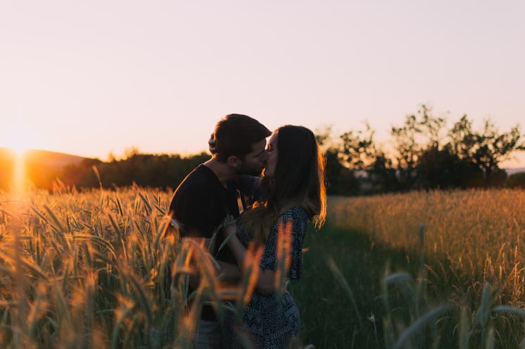 Couple in love, Summer love, Pure love, Forever in love, Kissing couple, couple in hug, Happy couple...