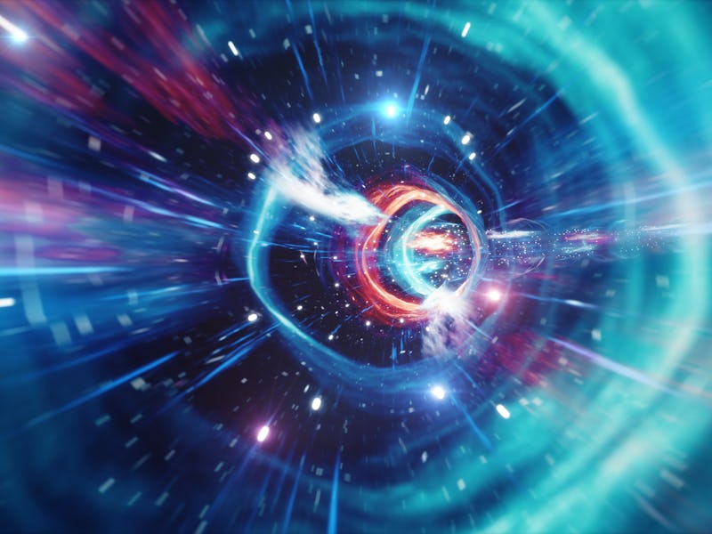 Travel through a wormhole through time and space filled with millions of stars and nebulae. Wormhole...