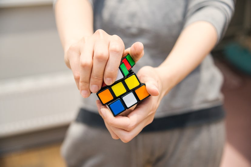 Speedcubing is solving a Rubik's Cube as quickly as possible.