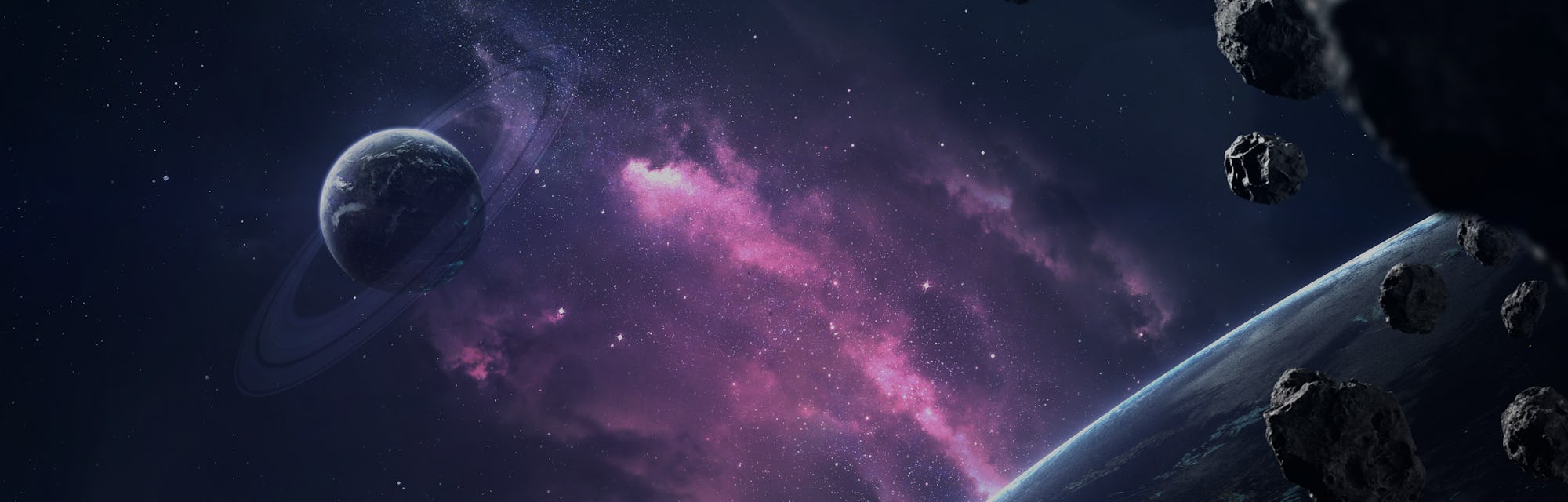 Planets and clouds of star dust . Deep space image, science fiction fantasy in high resolution ideal...