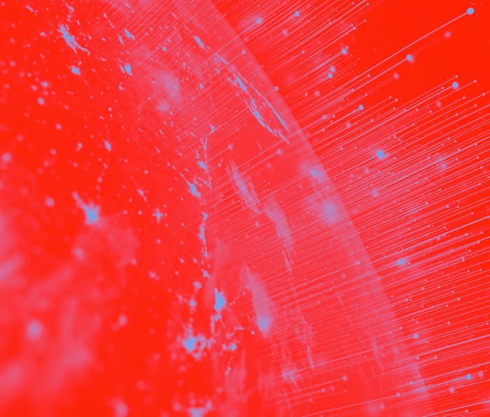 Communication technology for internet business. Global world network and telecommunication on earth ...