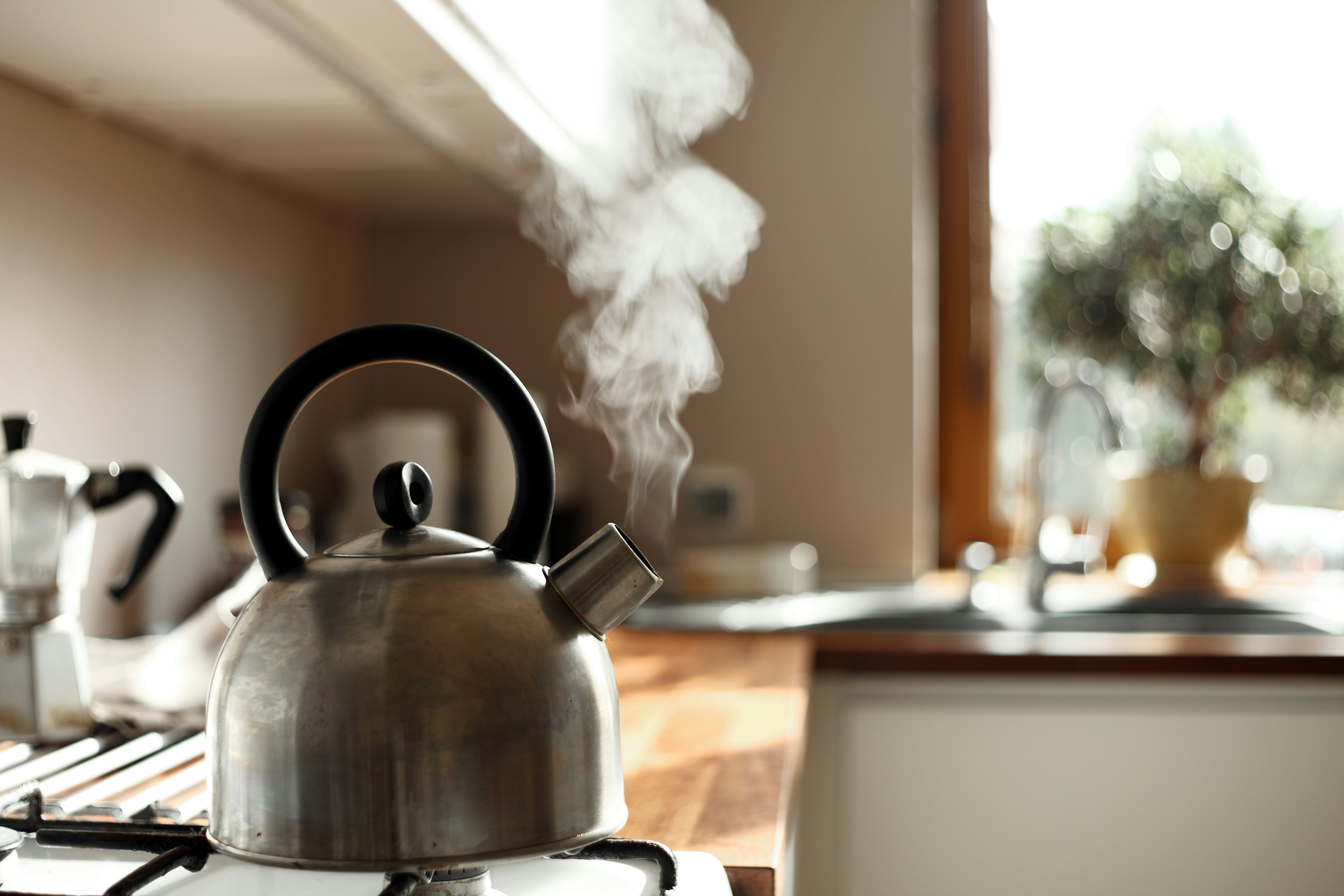 how to boil water in a tea kettle