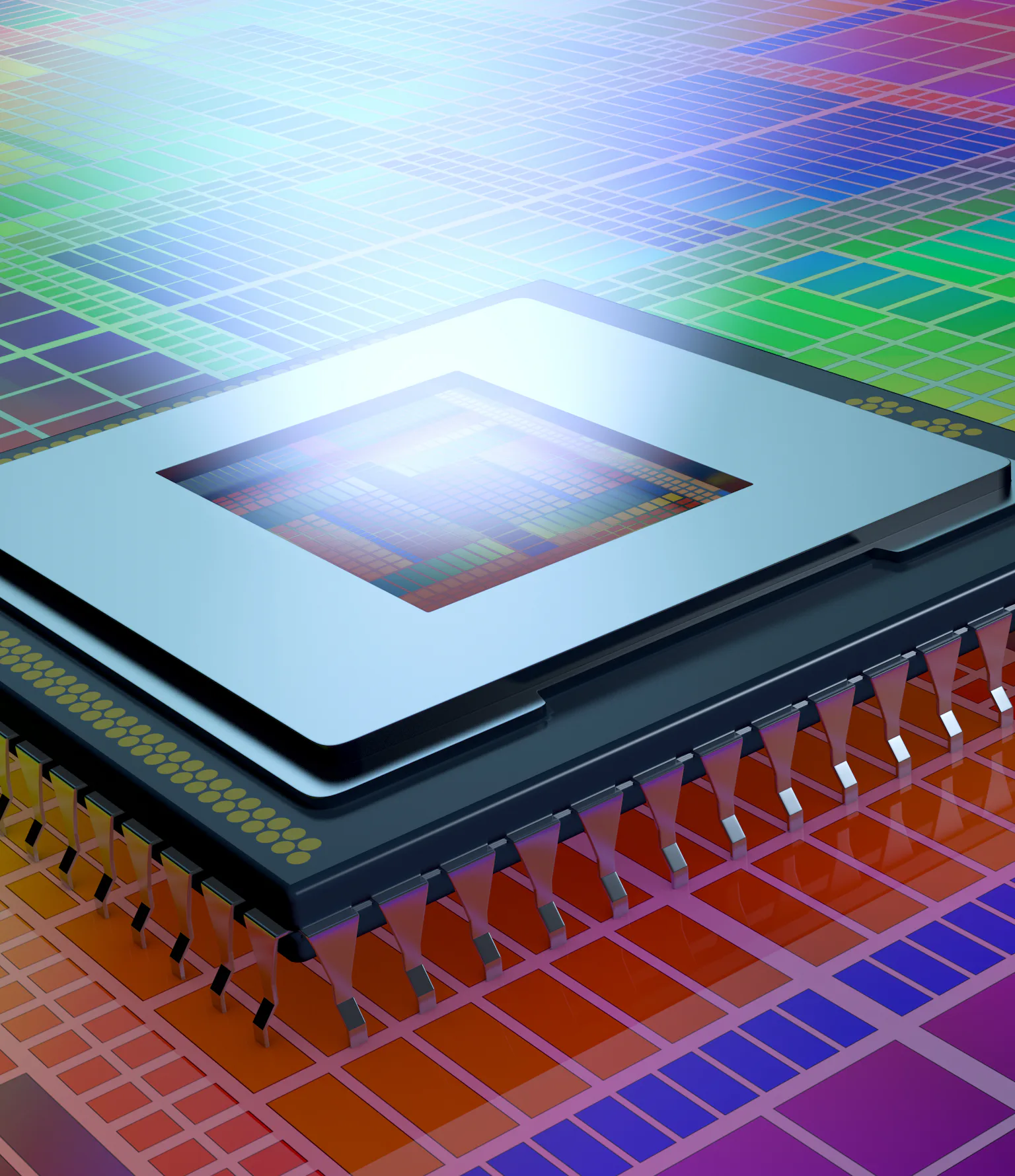 Self-cooling microchip provides a tiny solution to a giant problem