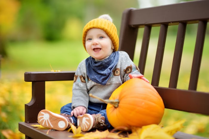 Thanksgiving outfits for boys can be cute, punny, and seasonal.