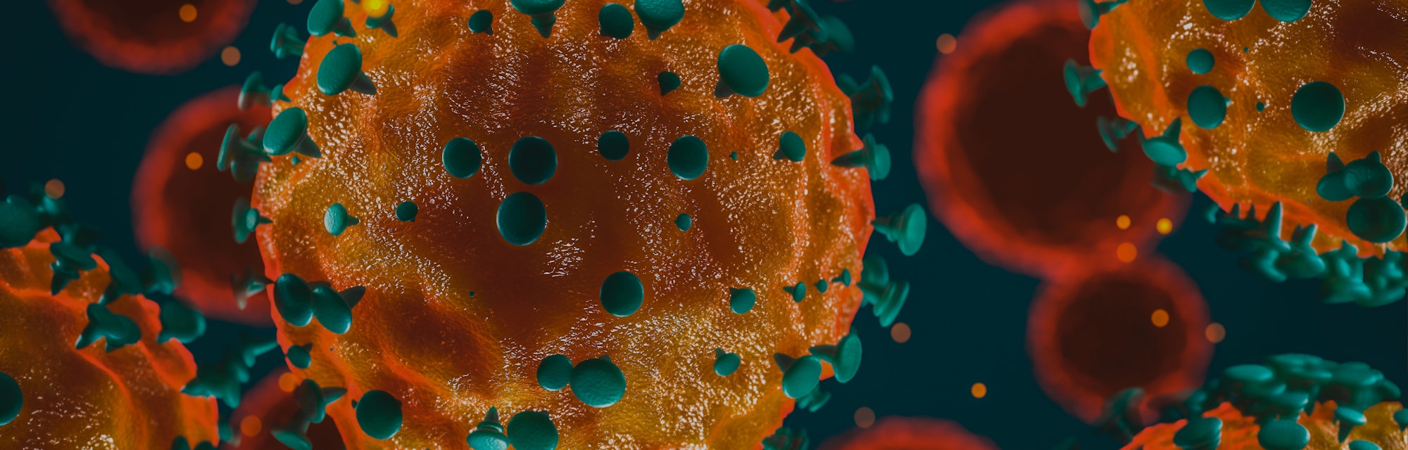 Coronavirus 2019-nCov novel coronavirus concept resposible for illness outbreak and coronaviruses in...