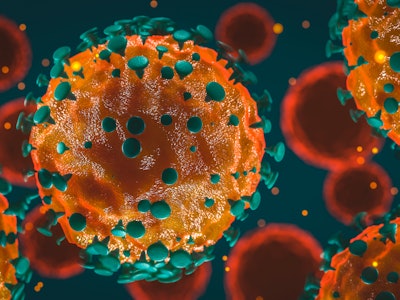 Coronavirus 2019-nCov novel coronavirus concept resposible for illness outbreak and coronaviruses in...