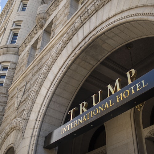 The Trump International Hotel stands at 1100 Pennsylvania Ave in Washington D.C. on Saturday, July 3...