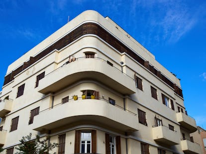   Style Bauhaus dans la ville blanche, Tel Aviv, Israël