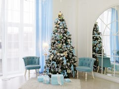 Blue Christmas trees are in for 2021, according to experts and TikTokers. 