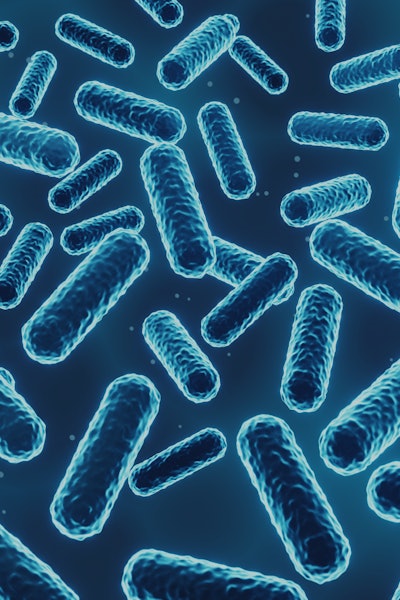Abstract bacteria, probiotics, gram positive bacteria 3d illustration