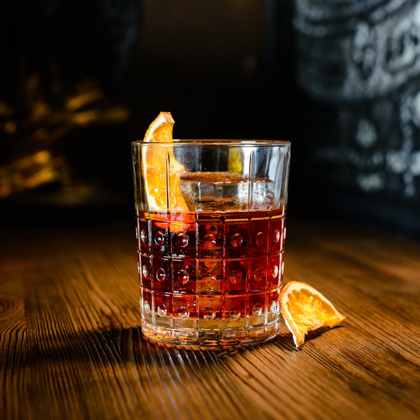 Try this cocktail on New Year's Eve if you like Negronis.
