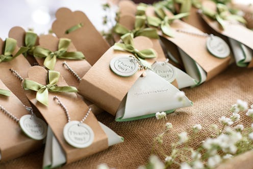 These personalized wedding favors will make your wedding guests feel special. 