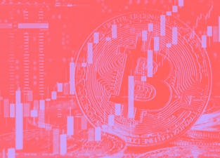 Bull market trend. Cryptocurrency. Bitcoin Stock Growth. Chart shows a strong increase in the price ...