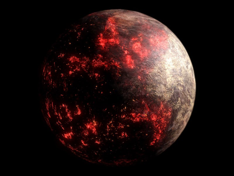 Lava Planet - 3D Rendering