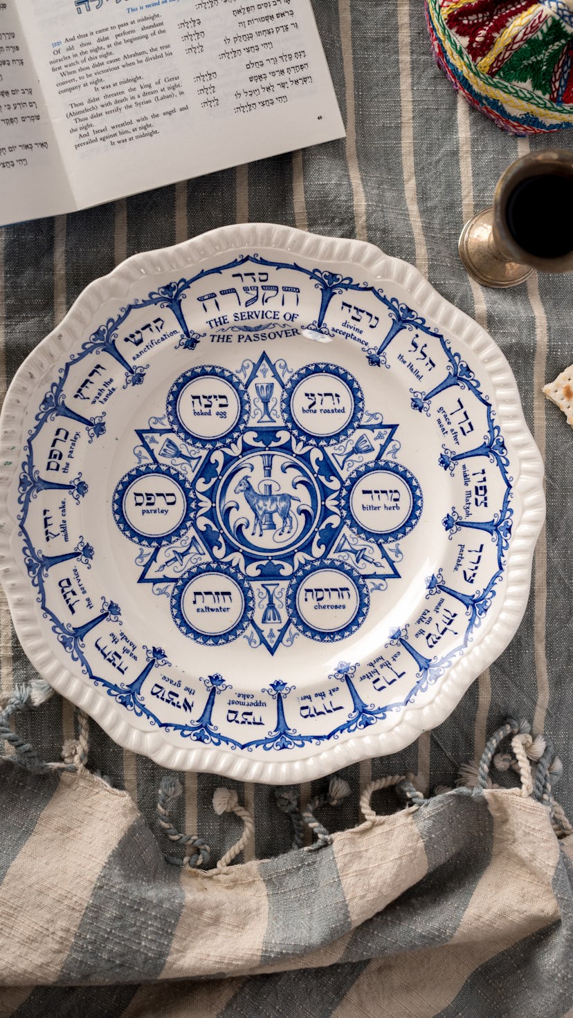 Seder plates can range from traditional to modern.