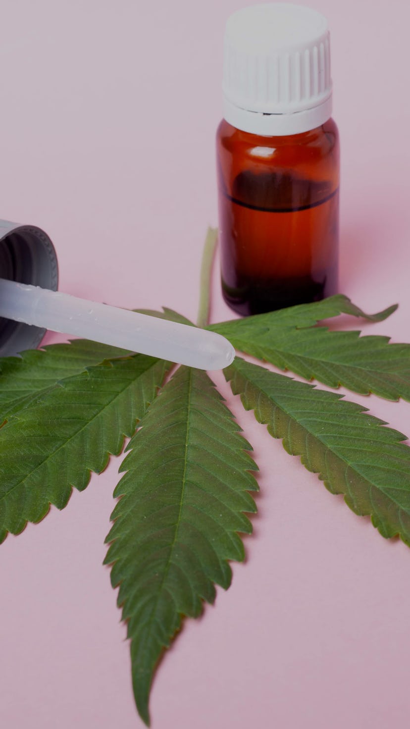 Medical cannabis product.Concept: natural hemp extract.