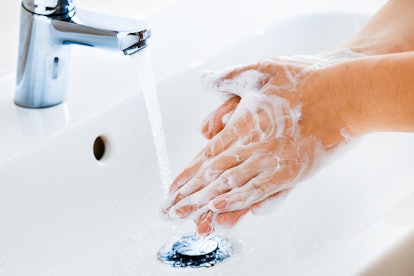 Washing your hands is an important first step before fingering a girl.