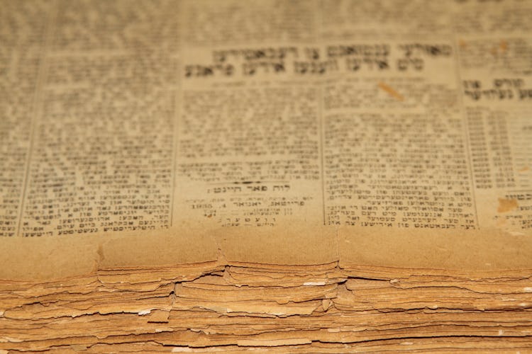 Stacks of Yiddish Books