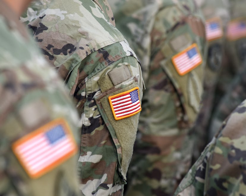 camo jackets with american flag arm patches; these memorial day quotes celebrate soldiers and honor ...