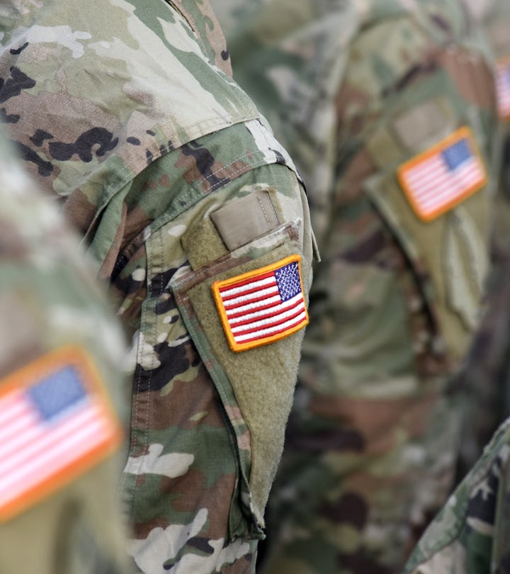 camo jackets with american flag arm patches; these memorial day quotes celebrate soldiers and honor ...