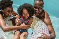 family on a pool float, the best pool floats