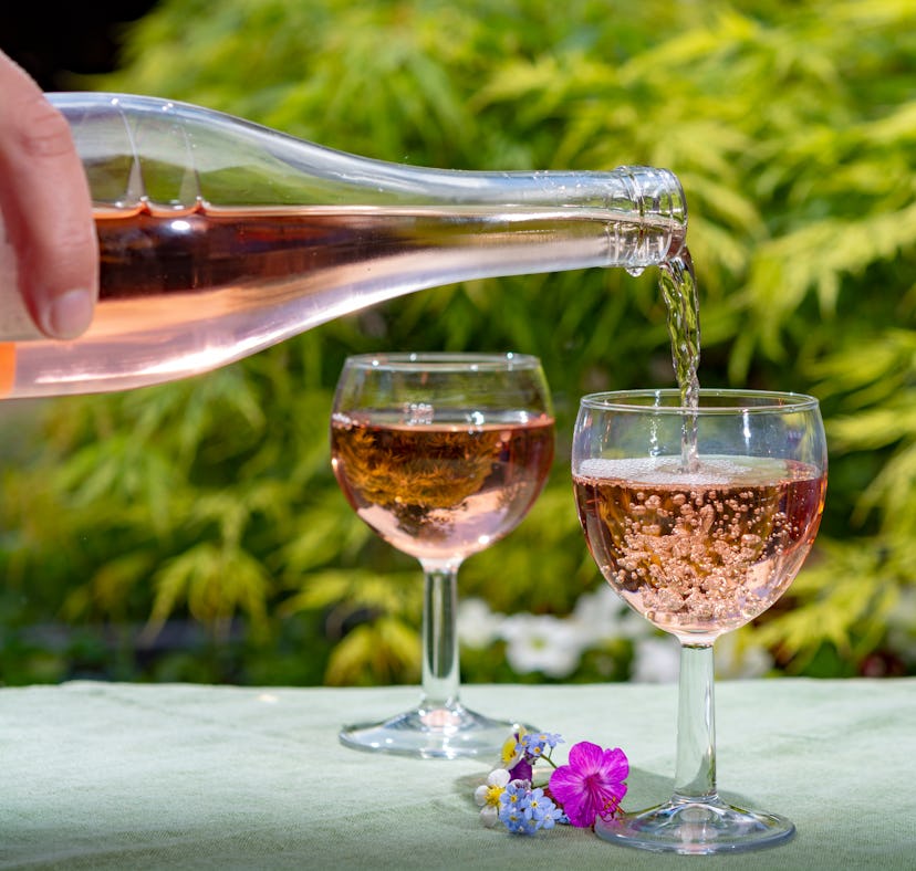 These rosé seltzer cans have the perfect amount of bubbles.