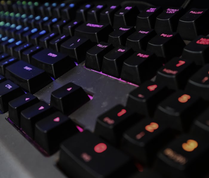 Colourful Keyboard For Gaming.