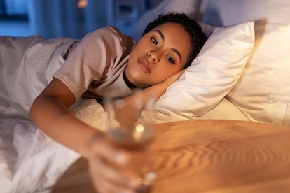 Hydration can help you feel less nauseous at night. 