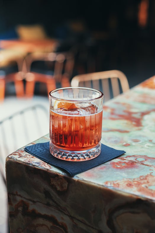 A negroni is a great aperitif cocktail to drink before dinner