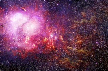 Endless universe with stars and galaxies in outer space. Cosmos art. Elements of this image furnishe...