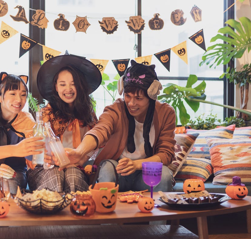 Halloween charcuterie boards are easy to put together with some Halloween-themed snacks and fun acce...