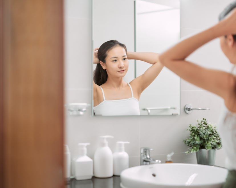 Hair postpartum regrowth can be super awkward.